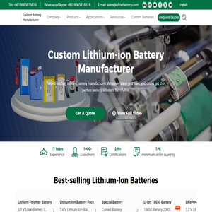 Lithium-ion Battery Manufacturer | Ufine Battery [Official]